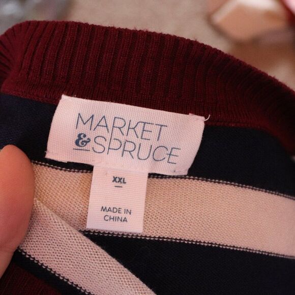 Market & Spruce | Thin Knit Long Sleeve Sweater XXL - Picture 5 of 7